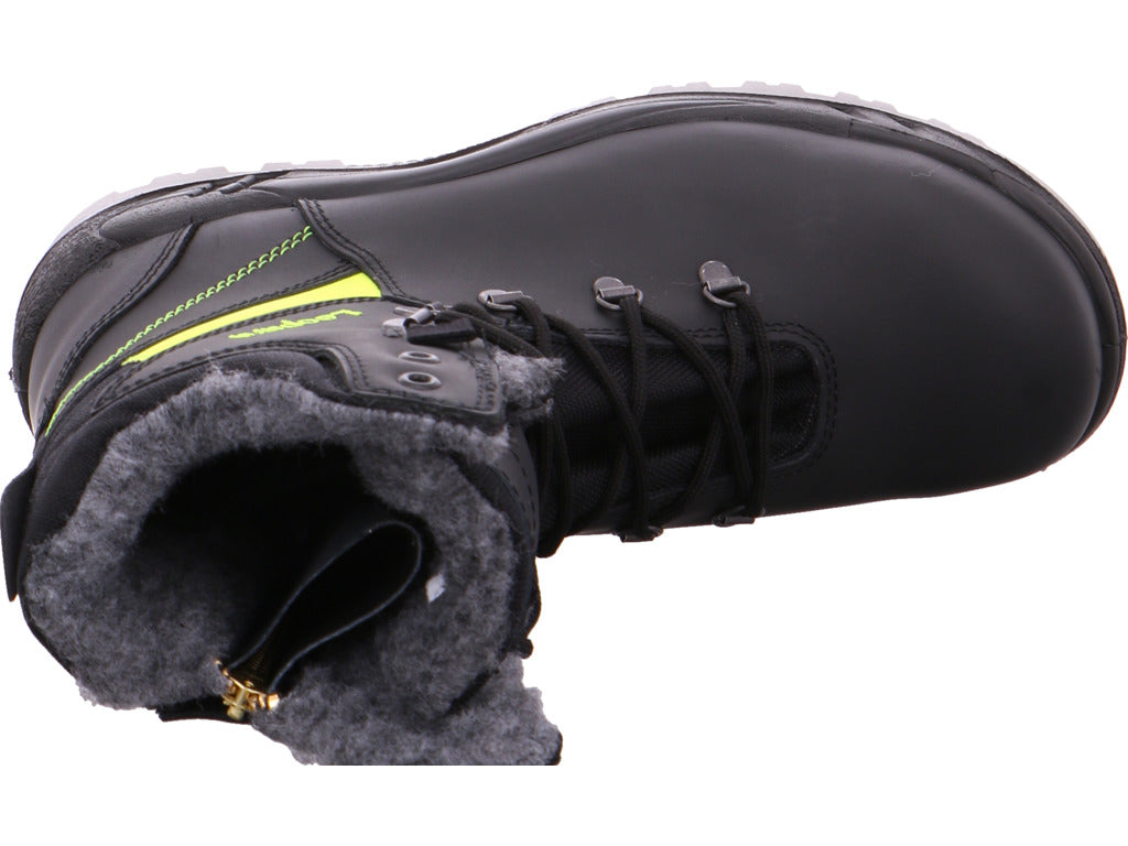 Pánská pracovní obuv s leopardím vzorem S3 v černé barvě