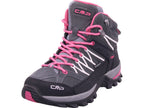 CMP Women's Hiking Boots Rigel Mid Grey-Fuchsia in grey
