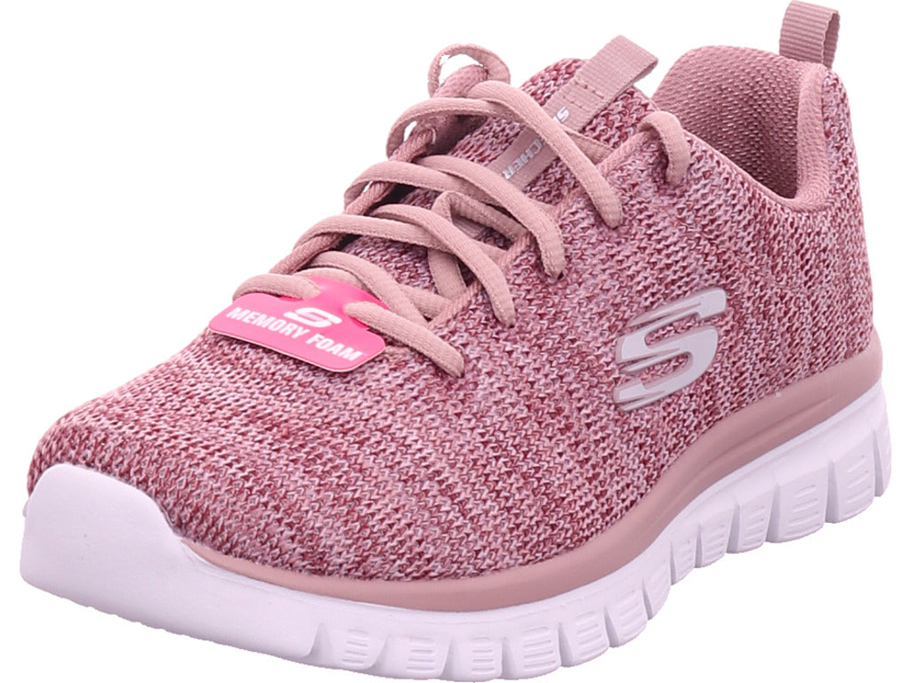 SKECHERS Dámské tenisky v červené barvě