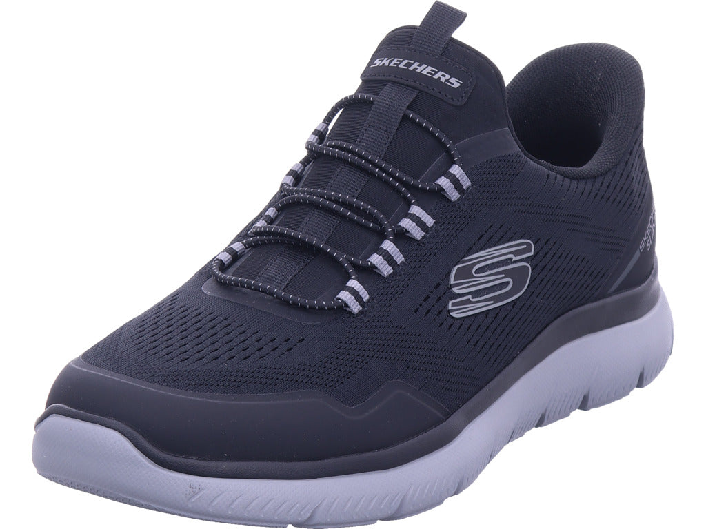 Pánské nazouváky SKECHERS v černé barvě