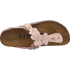 Birkenstock Damen Pantolette Gizeh Flowers in rose