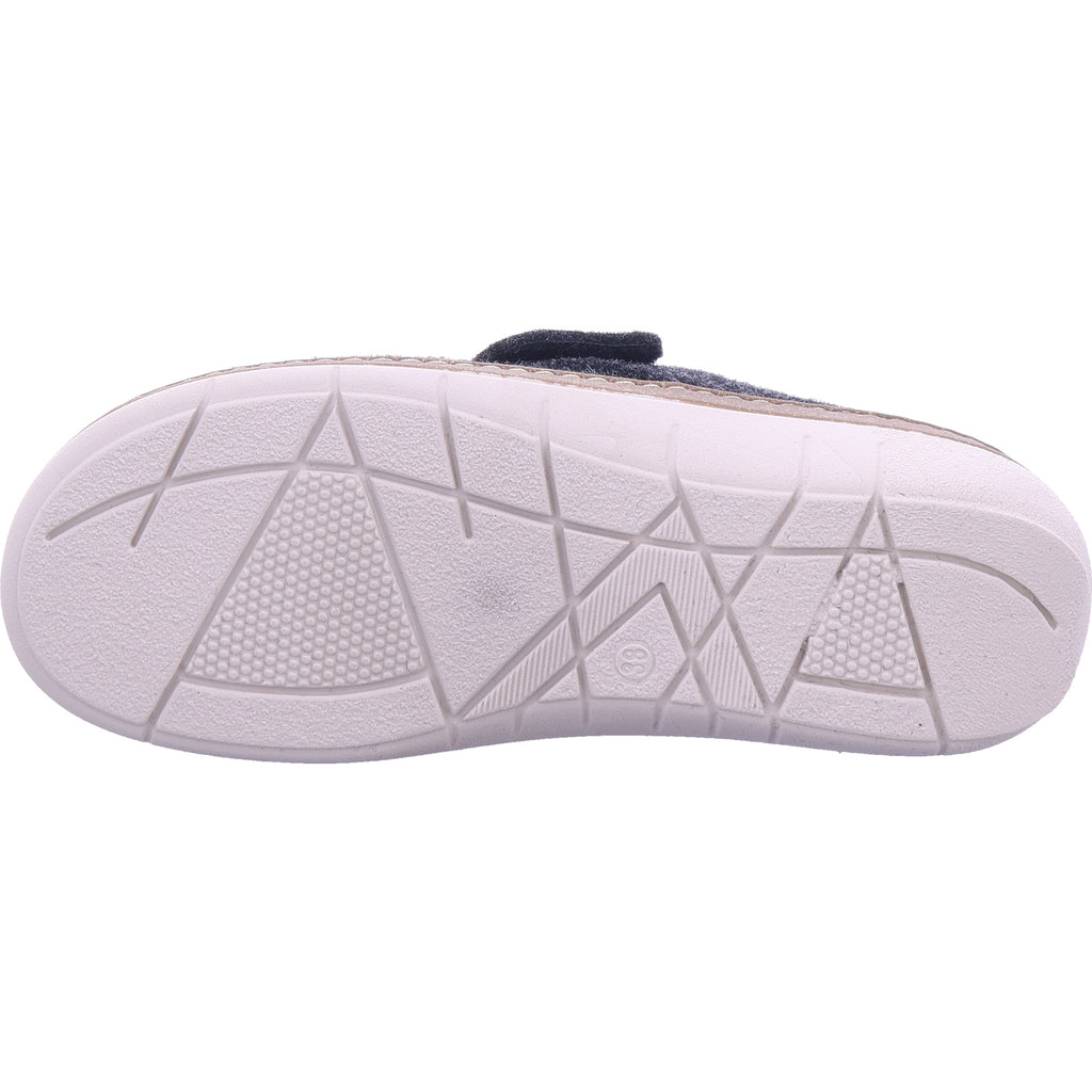 Florett Damen Hausschuh Wenke Slipper in schwarz