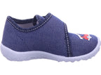 Superfit Boys' Slipper Textile Spotty in blue