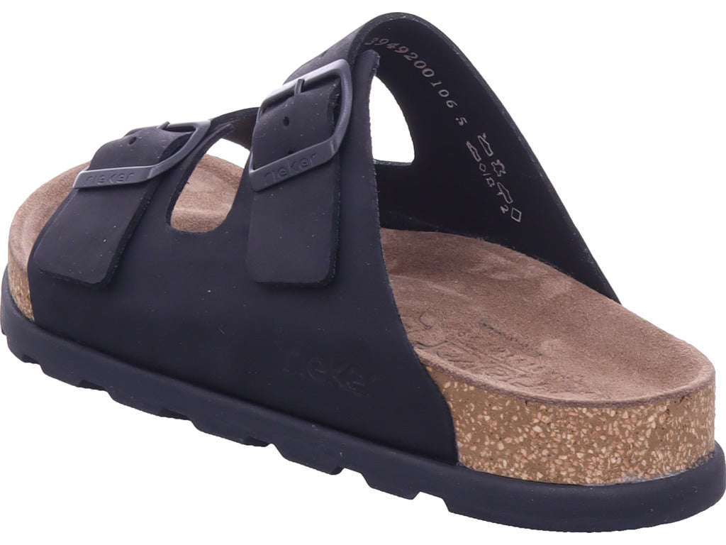 Rieker Men's Mules, Men's Sandals in Black
