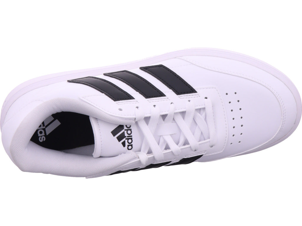 Adidas Unisex - Erwachsene Halbschuh Adidas Courtblock in weiß