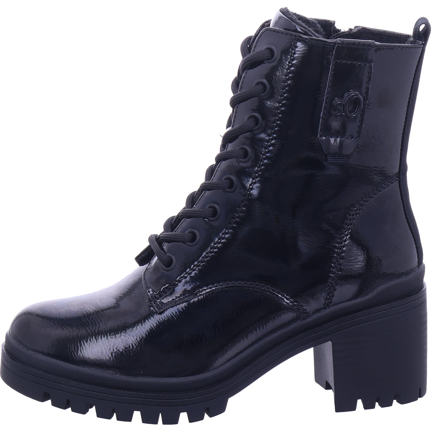 s.Oliver Damen Stiefelette  in schwarz