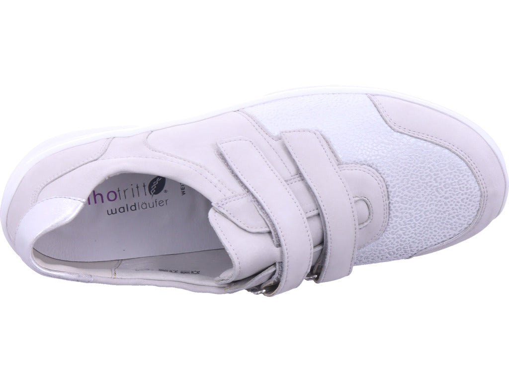 Waldläufer Women's Slippers in white
