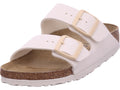Birkenstock women's Arizona Birko Flor in white