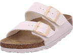 Birkenstock women's Arizona Birko Flor in white