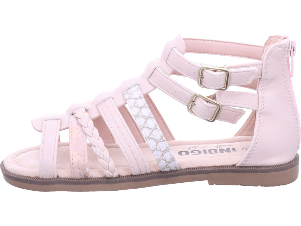 Indigo Mädchen Halbschuh  in rose