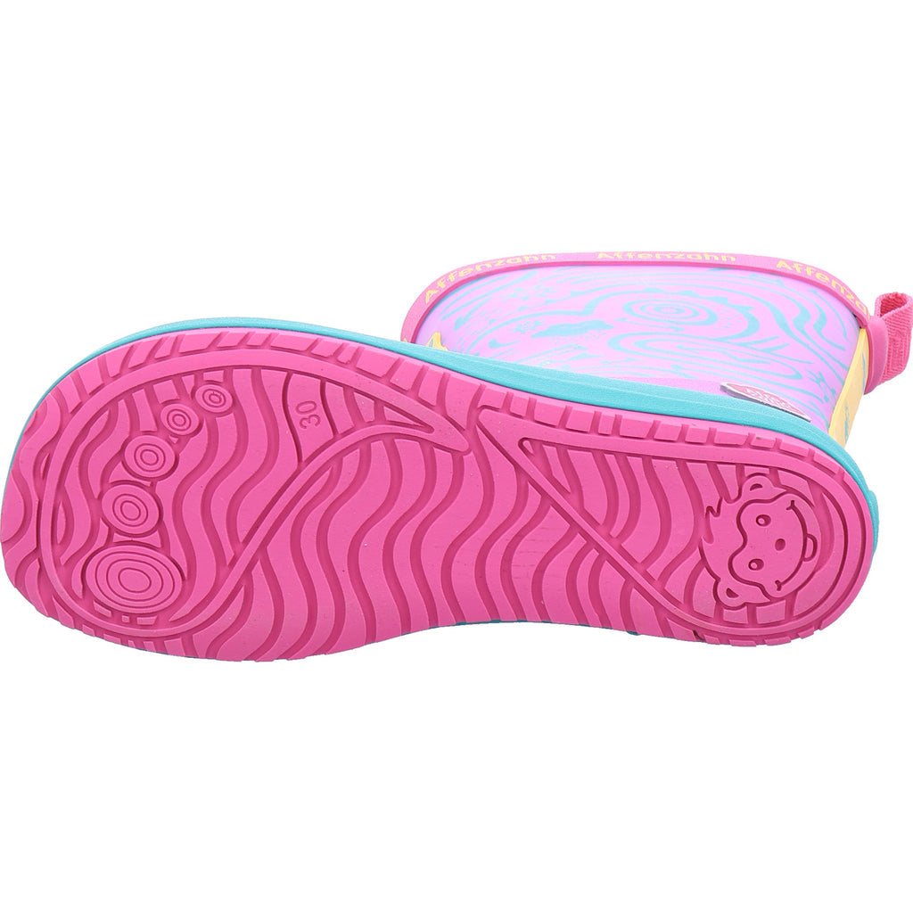 Affenzahn Mädchen Gummistiefel Rainboot Vegan Plashy in pink