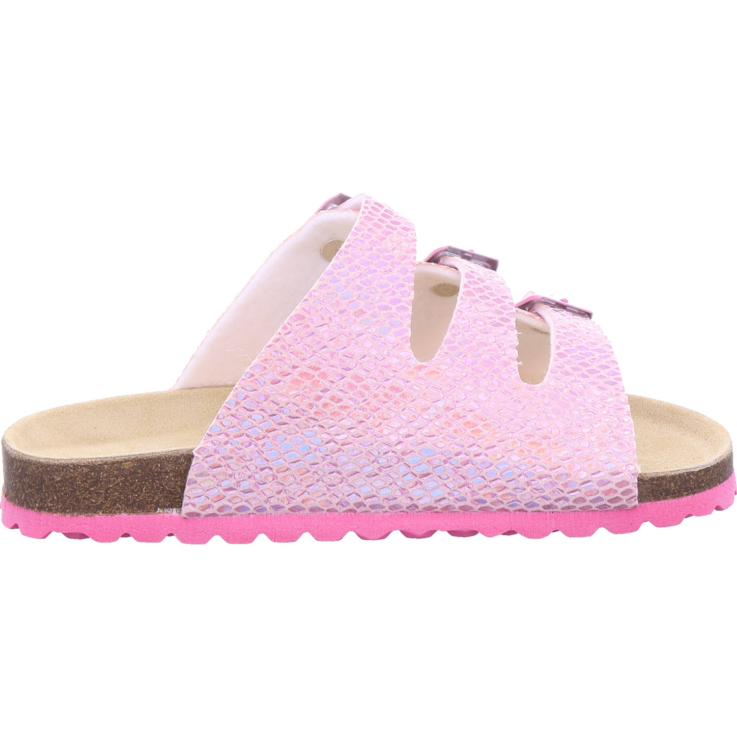 Dívčí pantofle Planet Footwear v růžové barvě