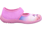 Dívčí pantofle Legero, textilní pantofle, Belinda v růžové barvě