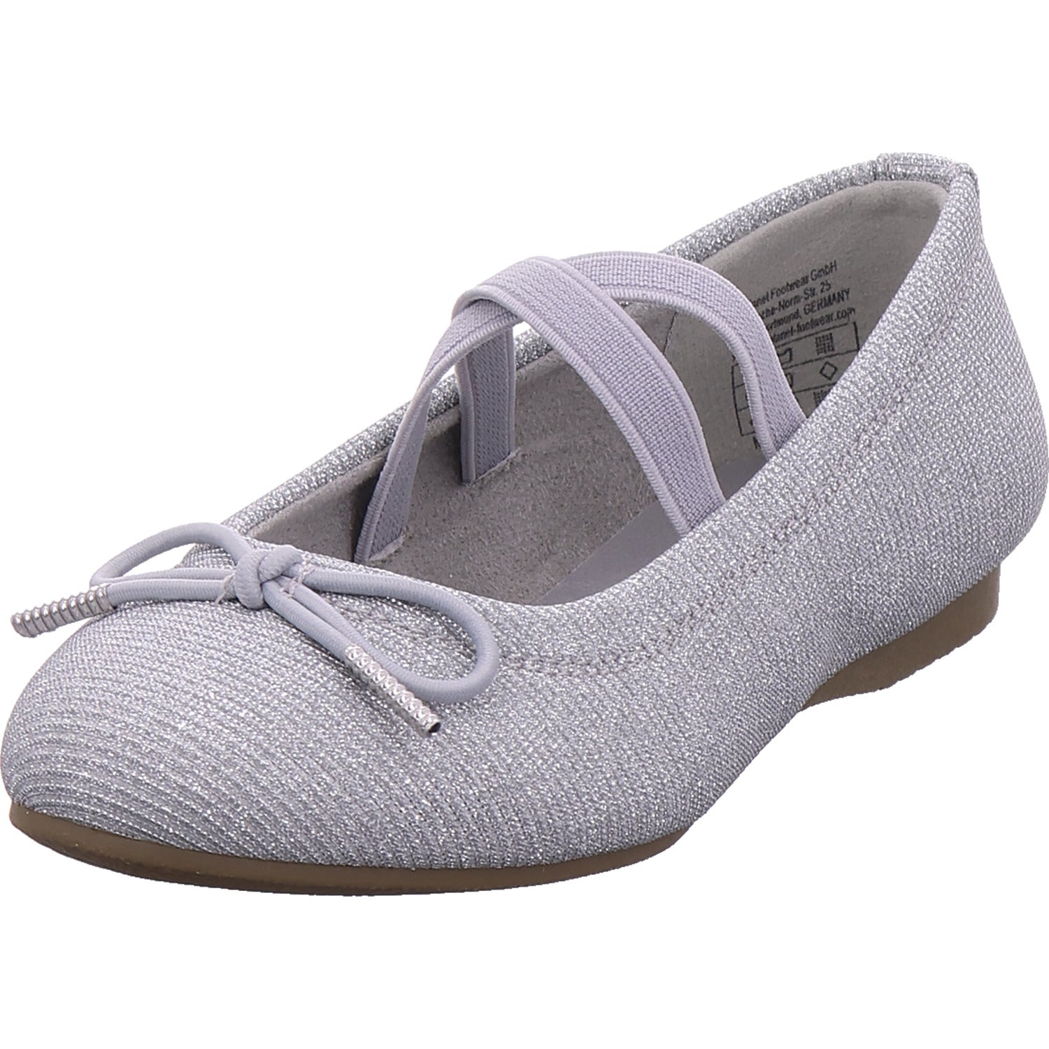 Planet Footwear Mädchen Ballerina Ballerina Kinder in silber