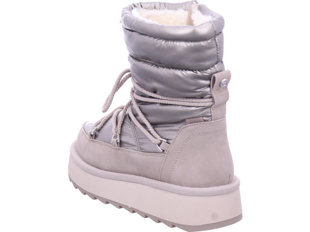 Dámské kotníkové boty Tamaris v béžové barvě