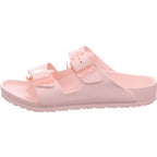 Birkenstock Girls' Arizona Flower Eva Mule in Rose