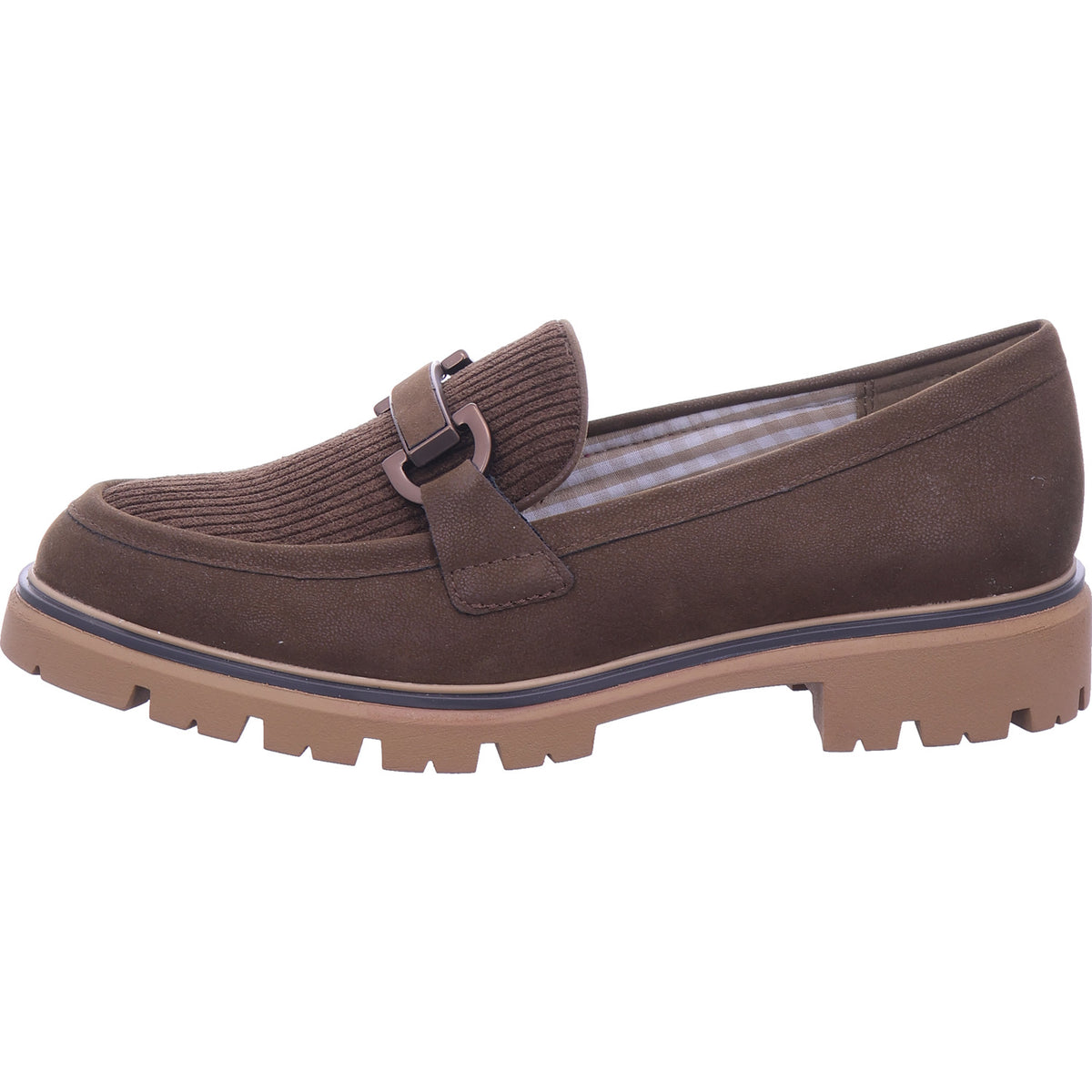 Marco Tozzi Damen Slipper  in braun