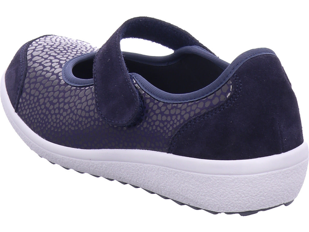 Varomed Damen Halbschuh Sevilla Blau in blau