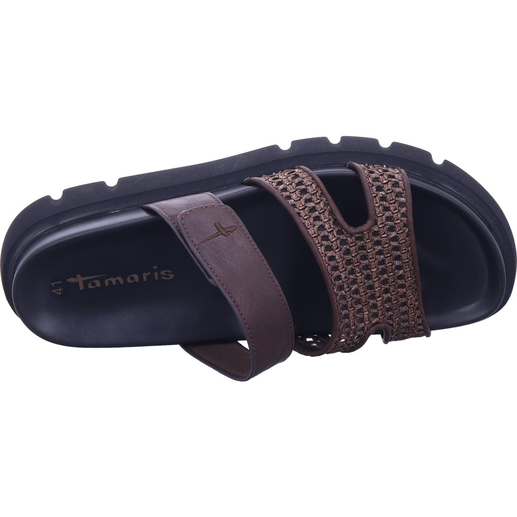 Tamaris Damen Pantolette  in braun