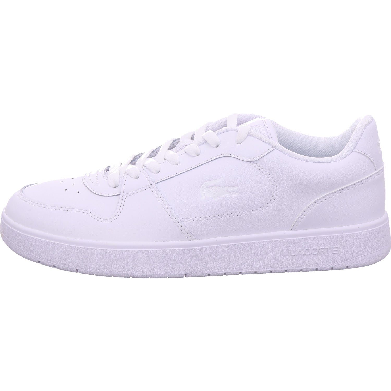 Lacoste Men's Low Top Mens Court Ace Sneakers in white