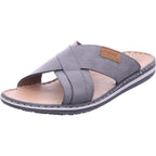Rieker Men's Mule in Grey