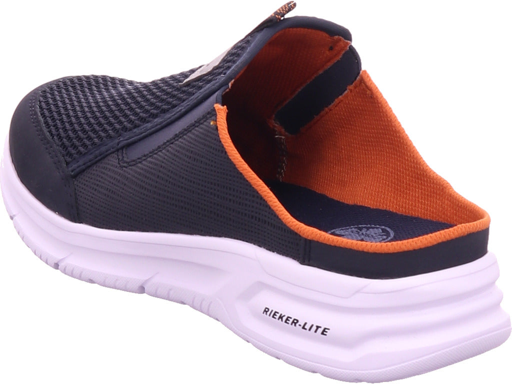 Rieker Herren Pantolette Fsk Herren Halbschuhe in blau