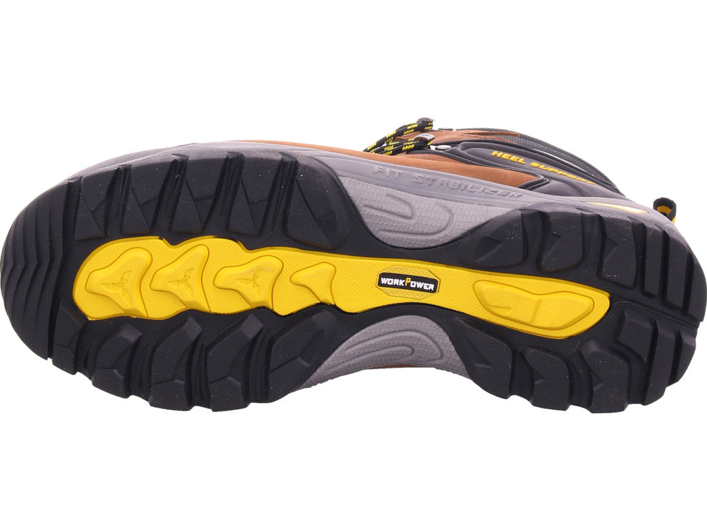 WorkPower Men's Safety Shoe S3 Tiger in brown