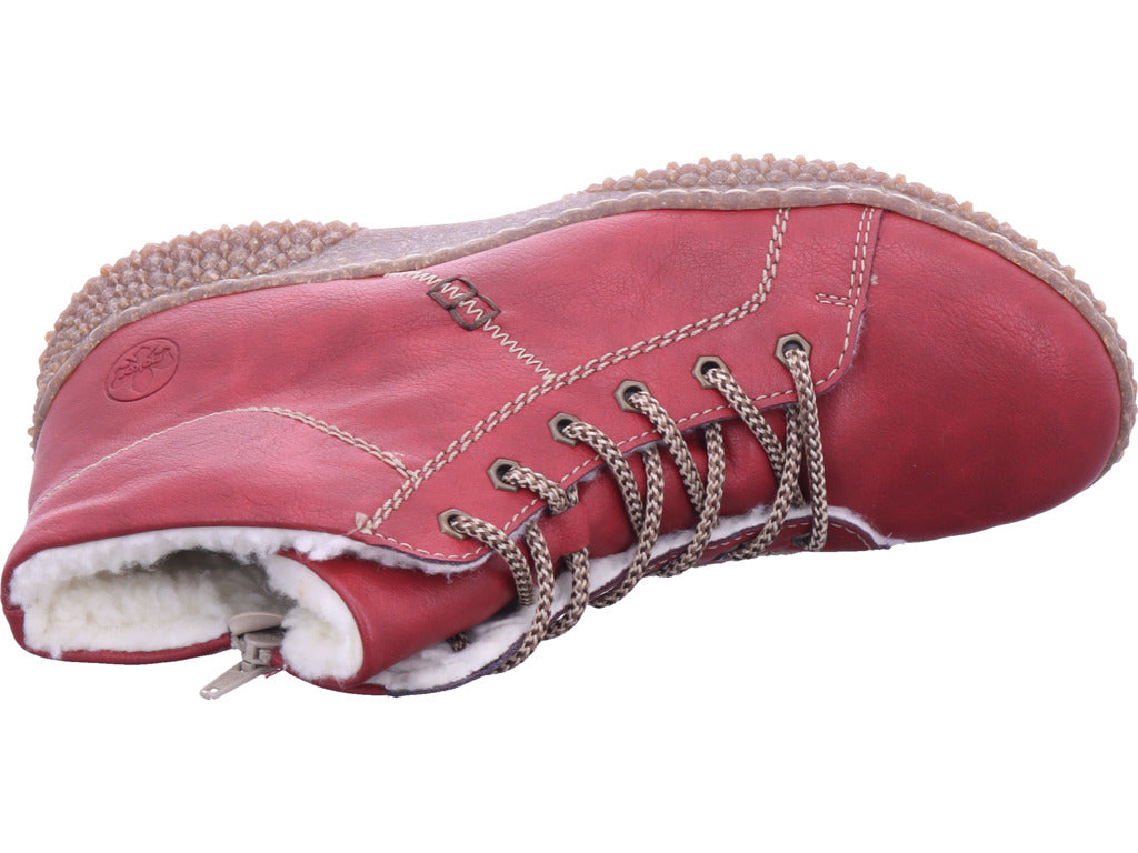 Rieker women's ankle boots Hwk women's boots in red