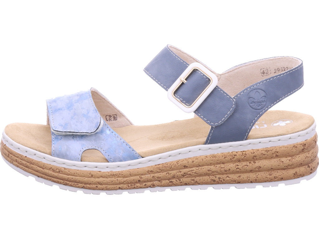 Rieker Women's Sandal Fsk Women's Sandals in blue