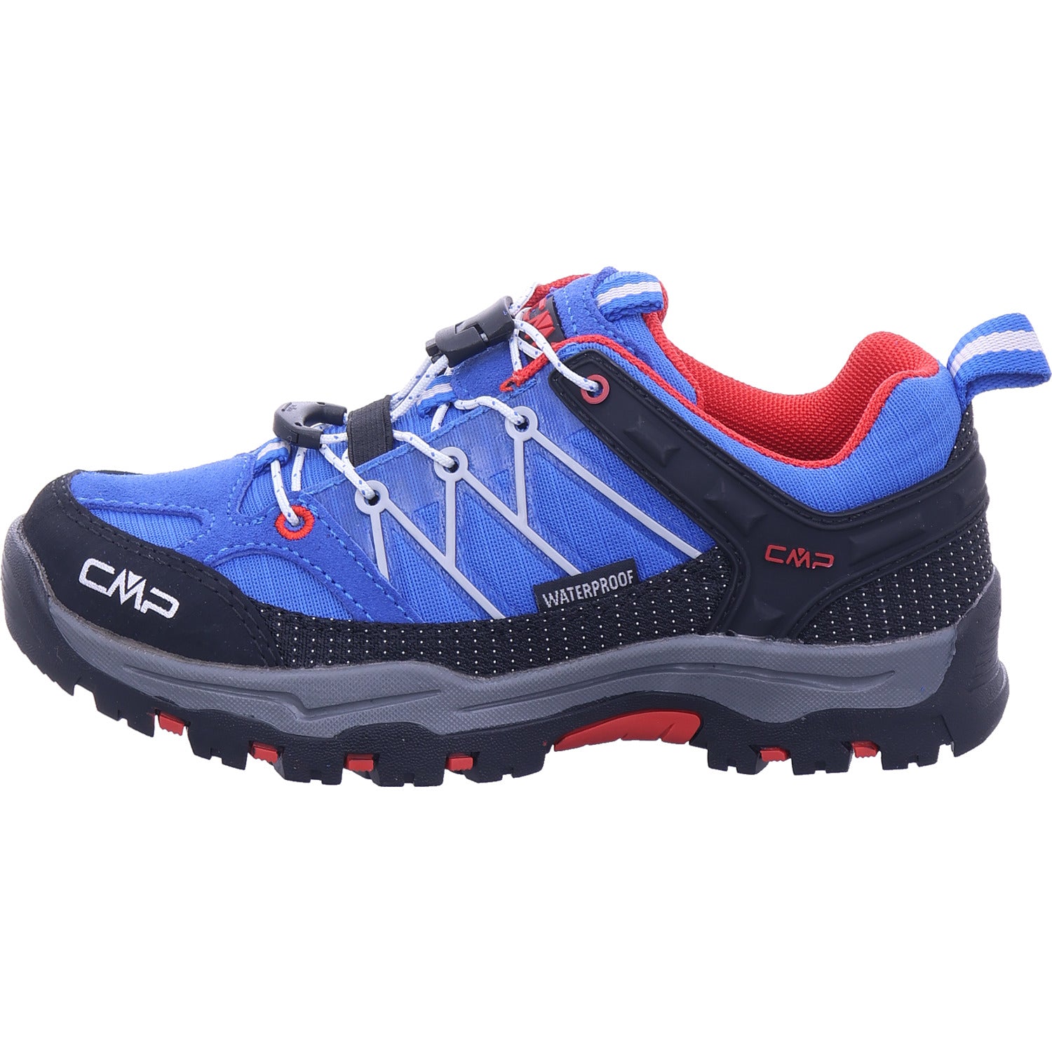 CMP Chlapecká turistická obuv Kids Rigel Low Trekking v modré barvě