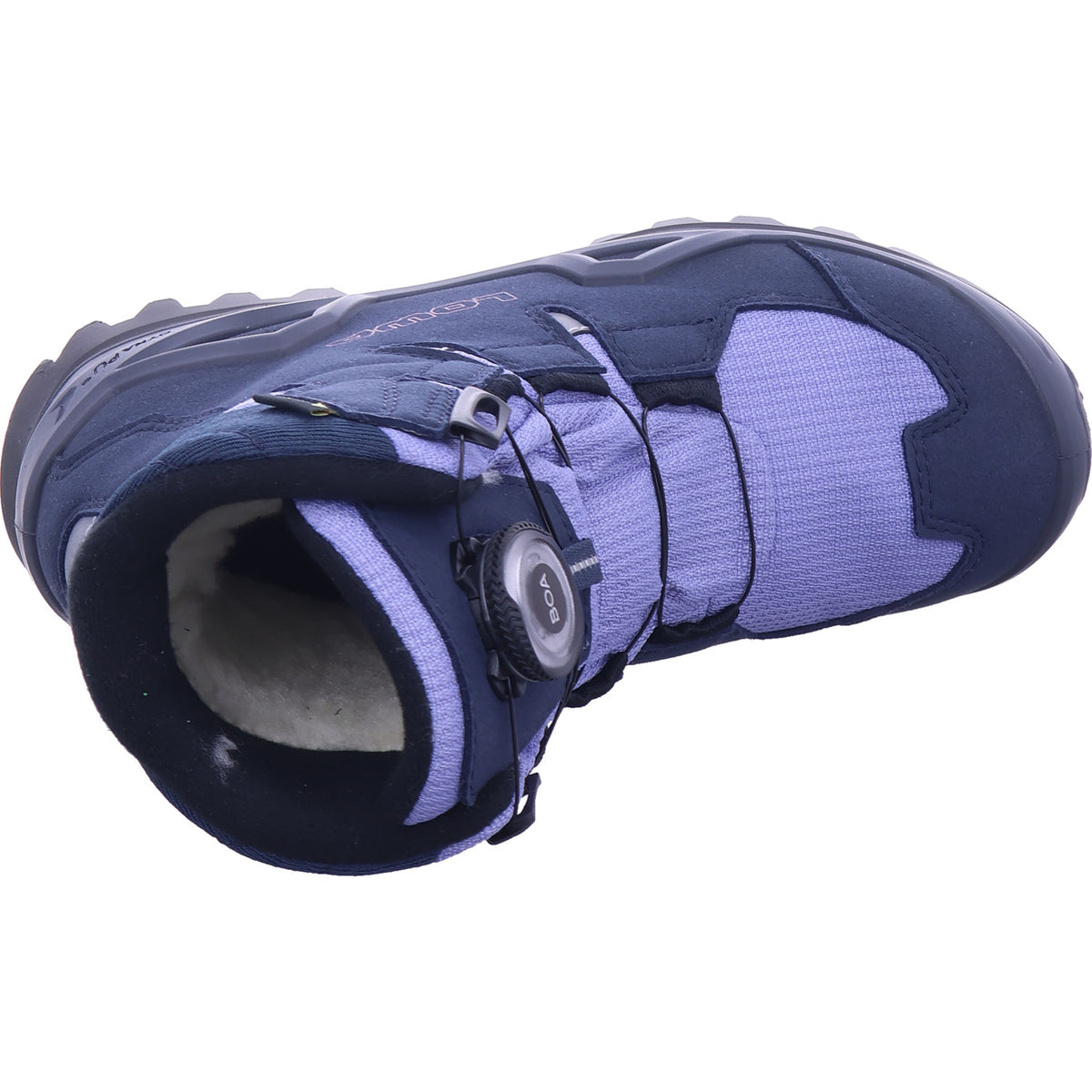 lowa Mädchen Moonboots Milo Evo Gtx Hi Boa Jr in blau