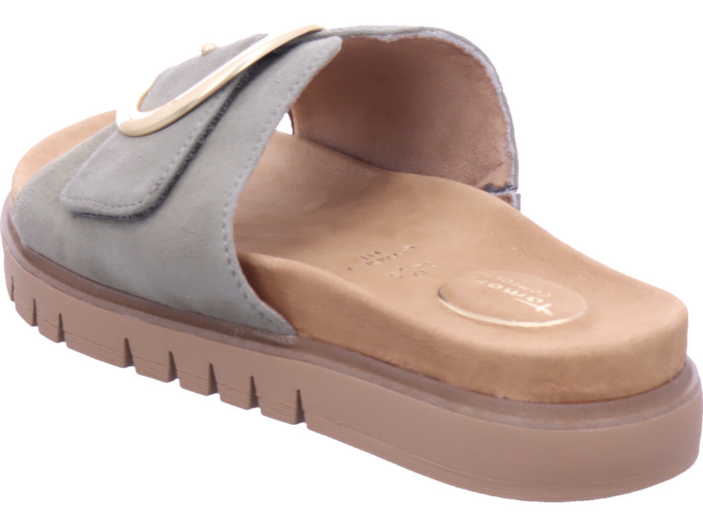 Tamaris Comfort Dámské pantofle zelené