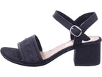 Rieker Damen Sandalette Fsk Damen Sandalen in schwarz