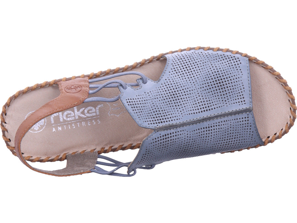 Rieker Damen  Fsk Damen Sandalen in blau