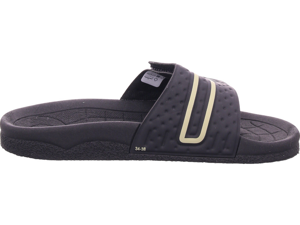 BOLD Badeslipper v černé barvě