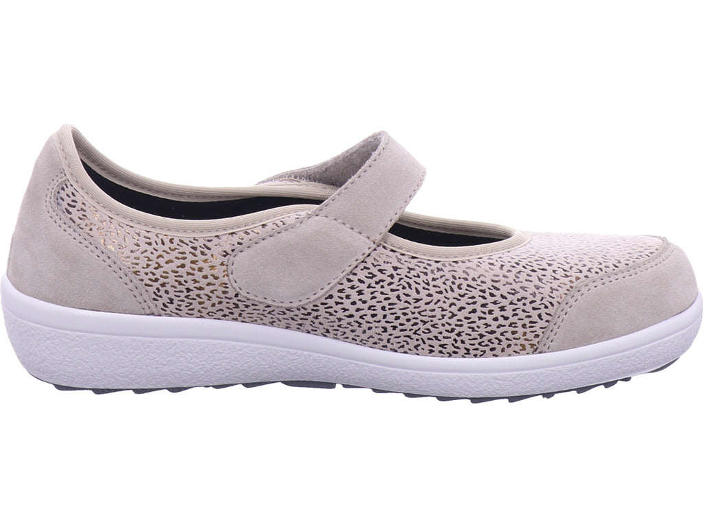 Varomed Women's Pump Sevilla Ballerina Pebble in beige