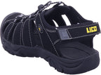 Lico Herren Sandale Miami in schwarz
