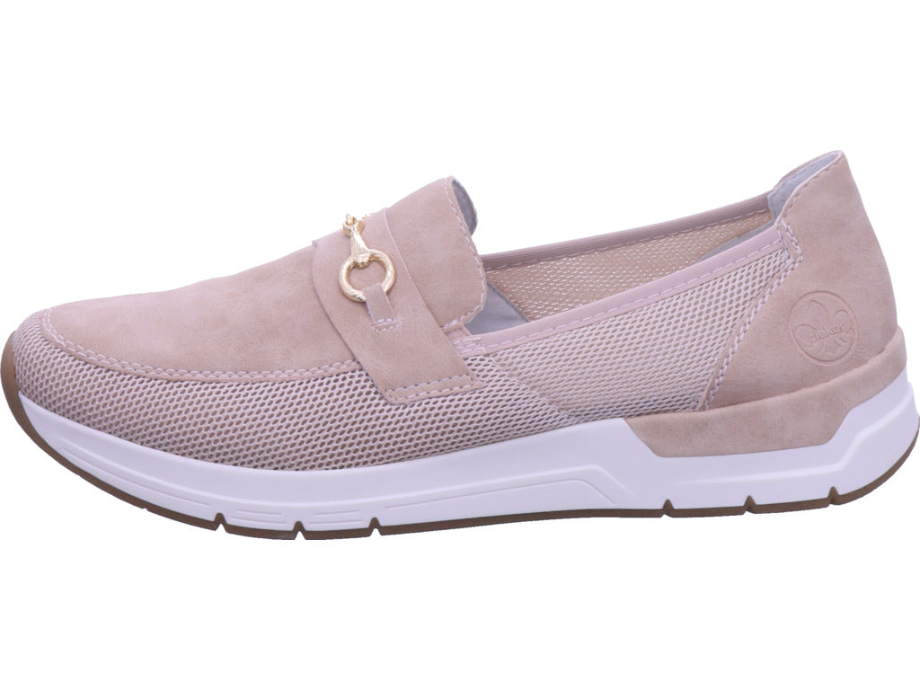 Rieker Damen Slipper Fsk Damen Halbschuhe in rose
