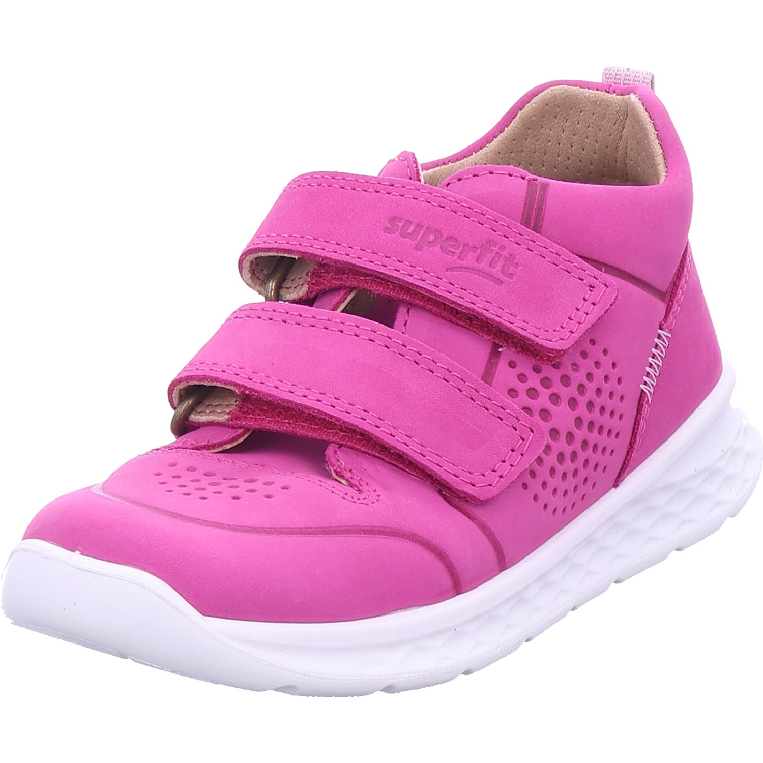 Superfit Girls' Pre-Walker Bootie Leather \ Breeze in Pink