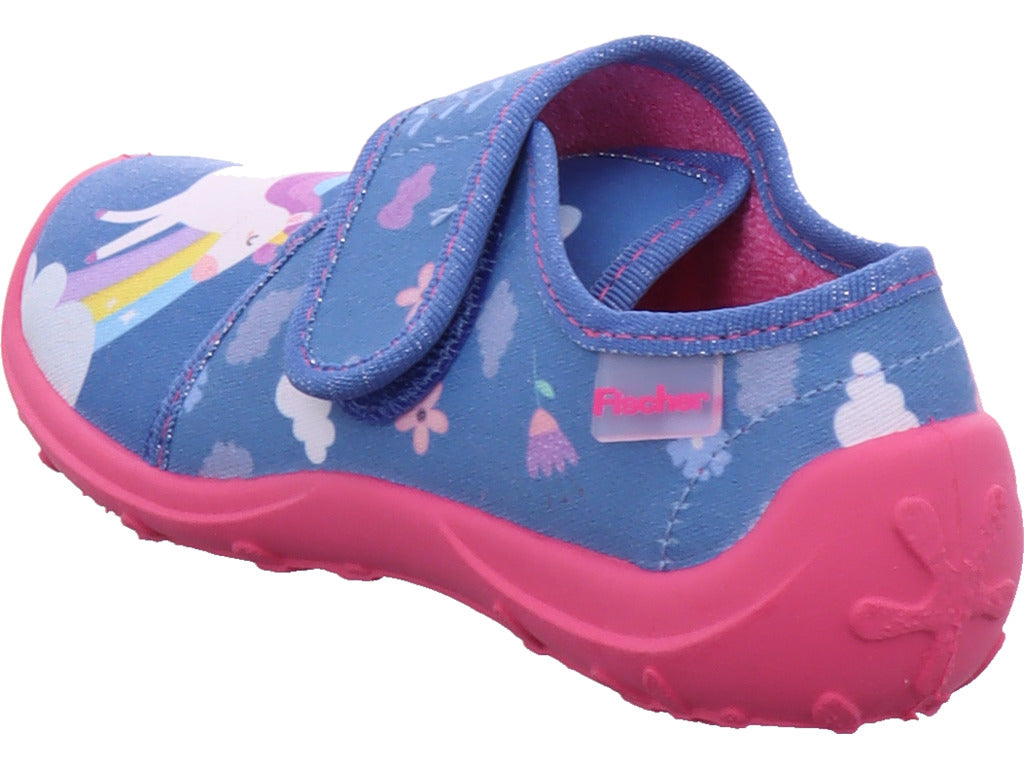 fischer Mädchen   in blau