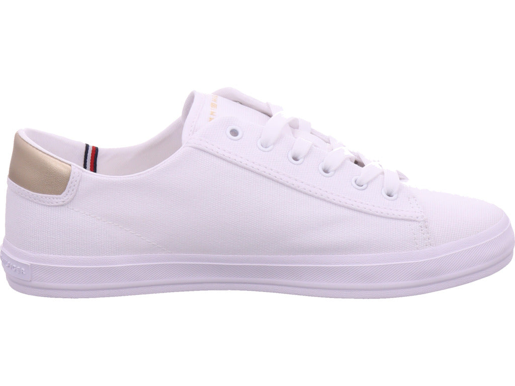 Tommy Hilfiger Dámské textilní šněrovací tenisky v bílé barvě