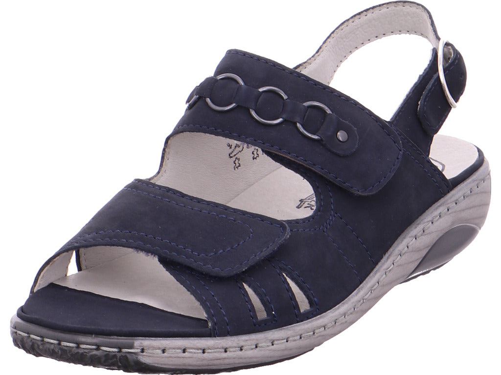 Waldläufer Damen Sandale Beq-Sandl-Wörishf-30 in blau