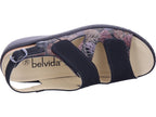 Portina Damen Sandale  in schwarz