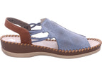 Rieker Damen  Fsk Damen Sandalen in blau