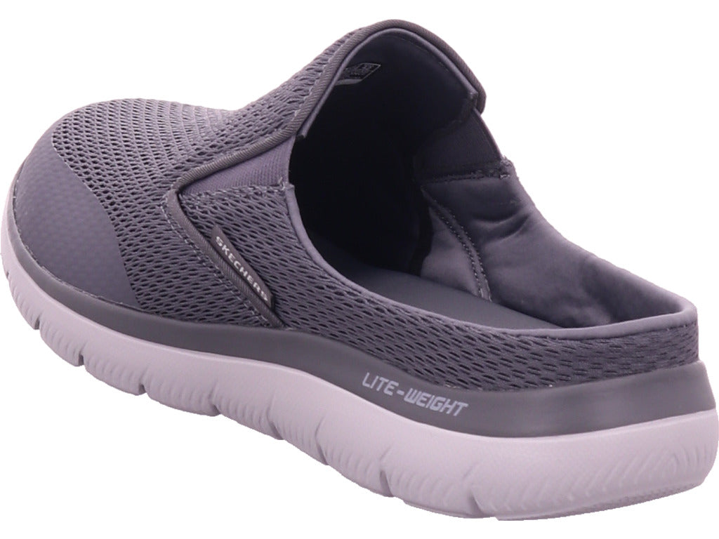 SKECHERS Pánské nazouváky v šedé barvě