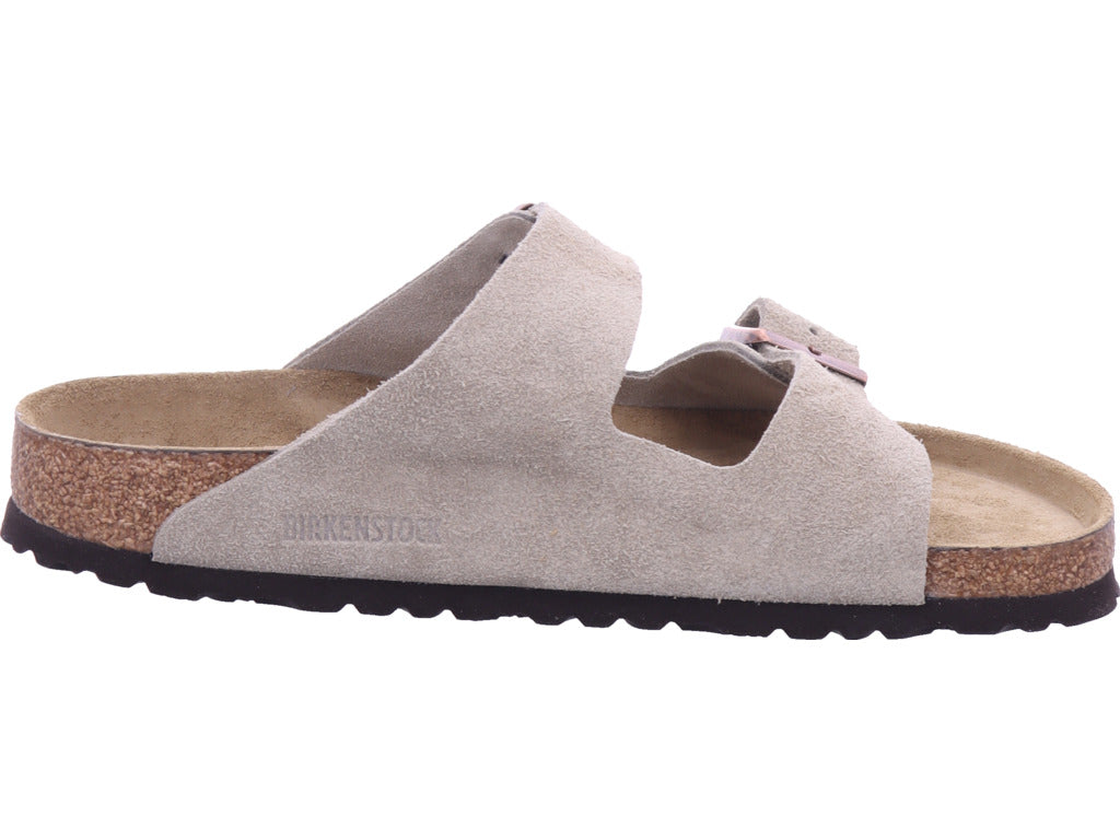 Pánské pantofle Birkenstock Arizona Soft Footbed v béžové barvě