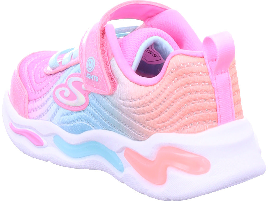 SKECHERS Girls' Sneakers Wavy Beams in Red