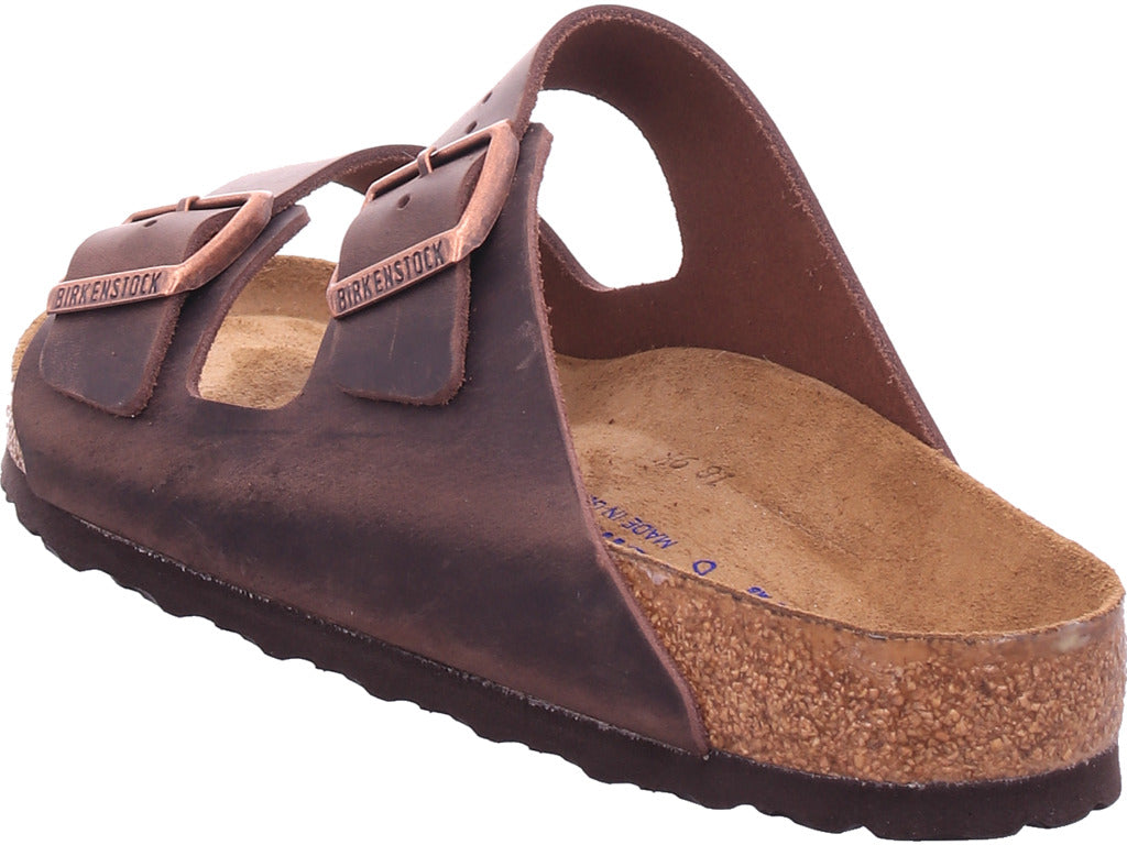 Birkenstock Men's Sandal Arizona FL WB Habana in Brown