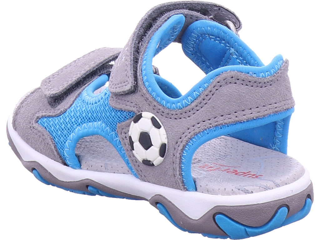Superfit   Sandale Leder \ Mike 3.0 in blau