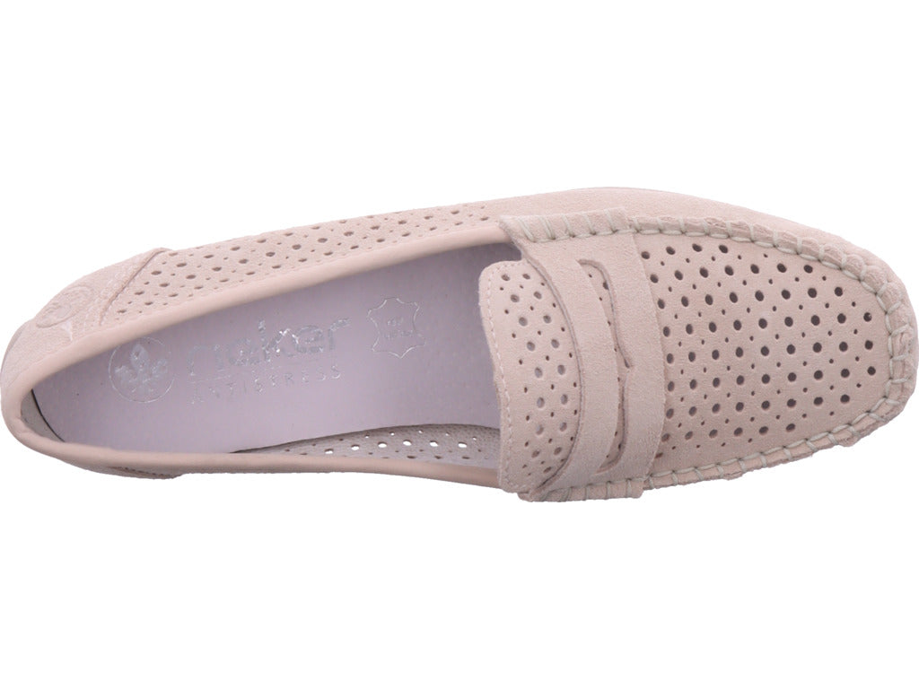 Rieker Damen Slipper Fsk Damen Halbschuhe in rose